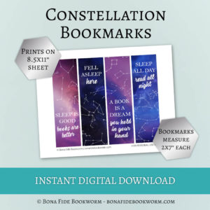 Constellation bookmarks information