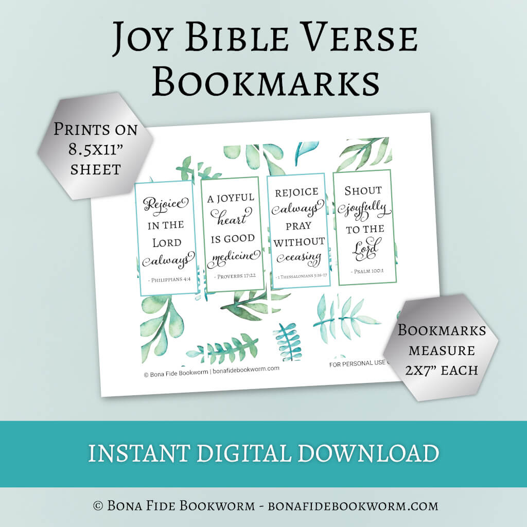 Bible Verse Coloring bookmarks, Instant Download